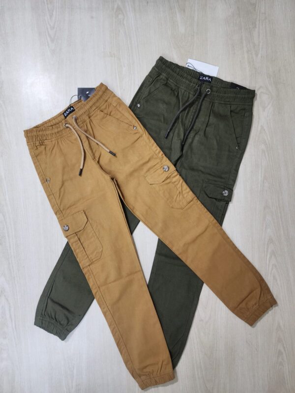 Boys 6 Pkt Cargo Twill Pant