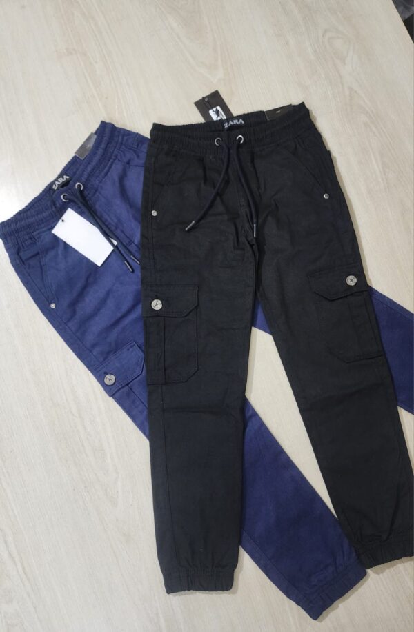 Boys 6 Pkt Cargo Twill Pant