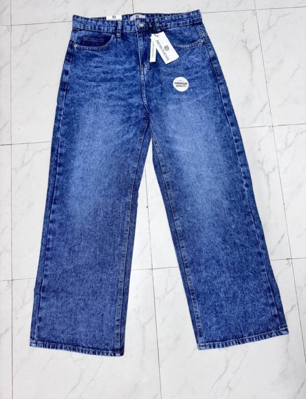 Ladies Cotton Baggy Jeans