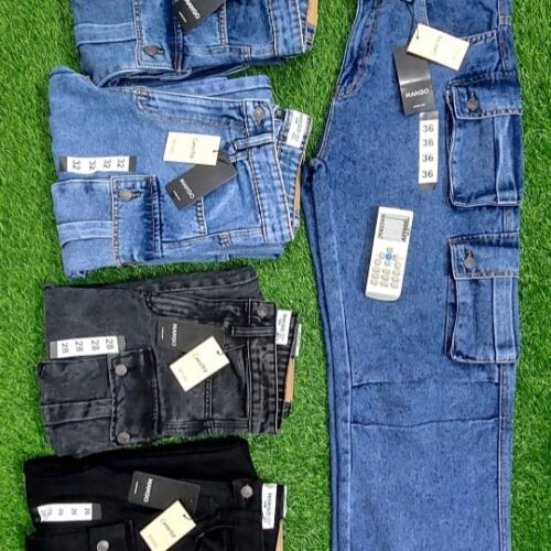 Ladies 9 Pocket Palazzo Jeans