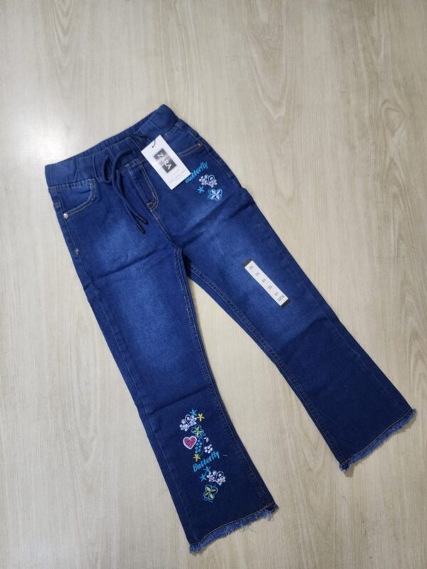 Girls Fashionable Bootcut Jeans