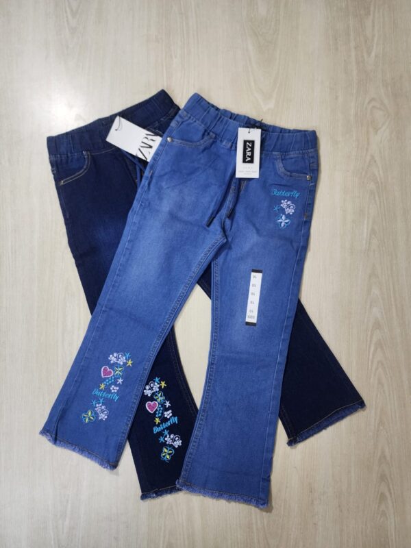 Girls Fashionable Bootcut Jeans