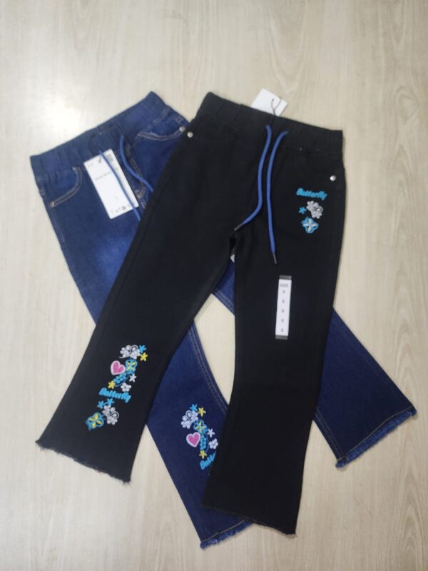 Girls Fashionable Bootcut Jeans