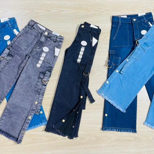 Girls Fashionable Baggy Jeans